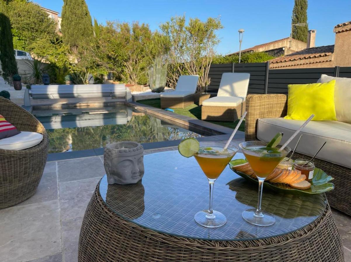 Casa Amor & Spa, Appartement Suite Jacuzzi & Piscine Chauffee Montfort-sur-Argens Kültér fotó